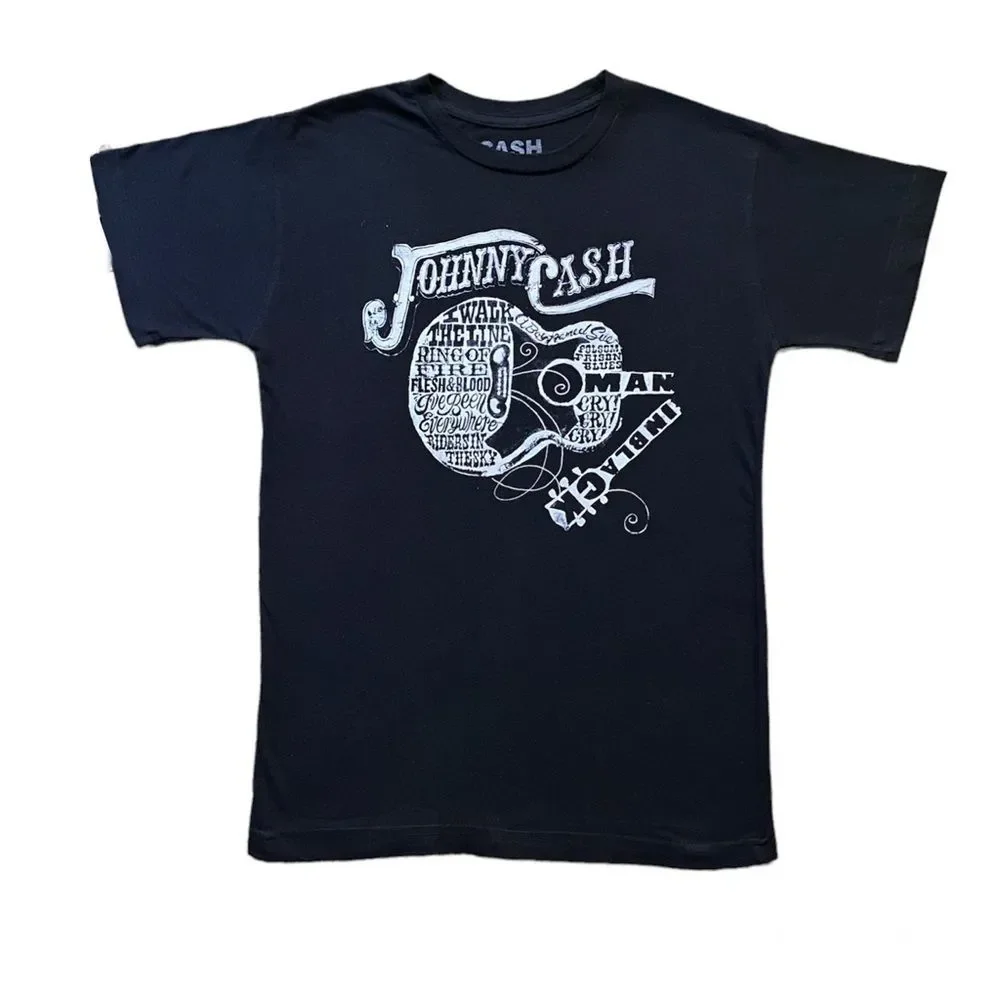 Authentic Signed Johnny Cash Graphic T Shirt - Picture 2 of 7